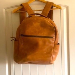 Able Alem Backpack in Cognac